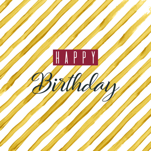 生日贺卡，字母图片下载