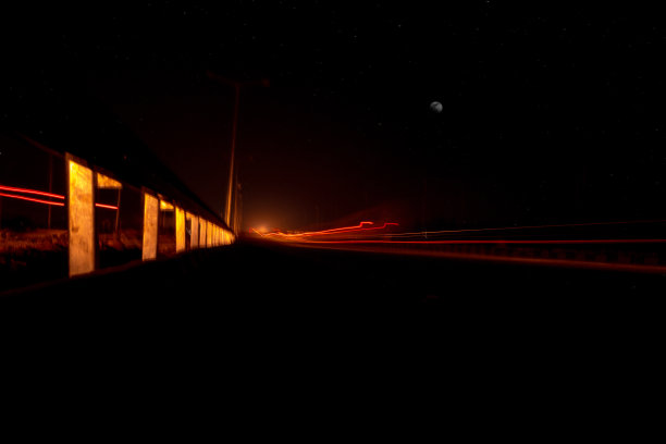 高速公路晚上图片下载