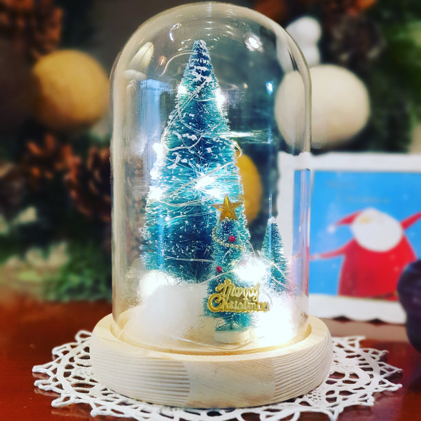 玻璃圣诞led灯图片下载