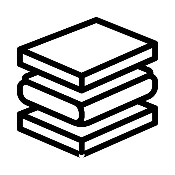 床垫泡沫层图标轮廓插图图片下载