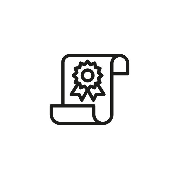 简单的文凭线条图标图片下载