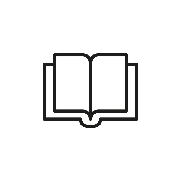 简单的书行图标。图片下载