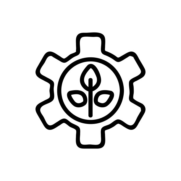 智能农场图标矢量。孤立轮廓符号插图图片下载