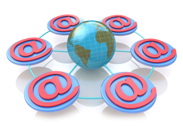 在线网络概念的设计与信息互联技术有关。三维演示图片下载