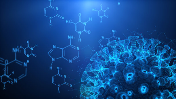 致病性病毒三维插图图片下载