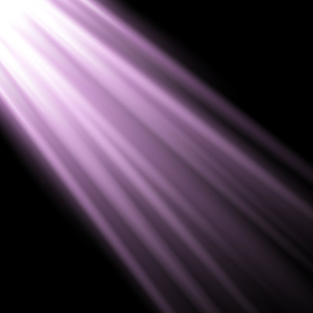 光线从上面射出，呈紫色图片下载