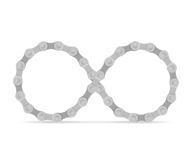 自行车链条无穷图片下载