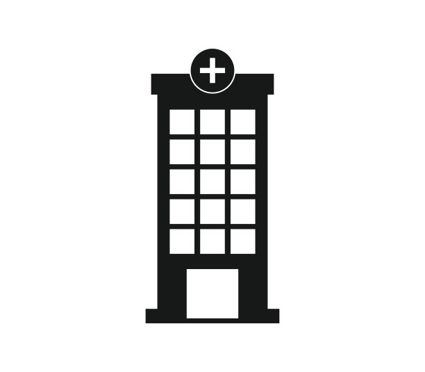 医院建筑图标图片下载