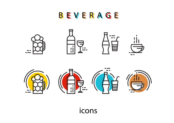 饮料图标圈设置图片下载