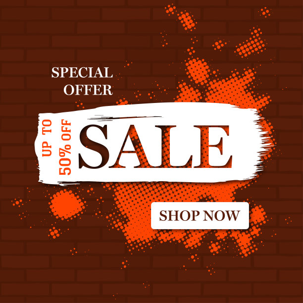 销售横幅模板设计。大减价特价。季末特价横幅。Flash折扣模板促销设计。矢量插图。商业标签百分比矢量插图。图片下载