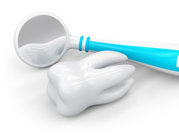 没有商标。我自己设计的牙镜。3 d演示。图片下载