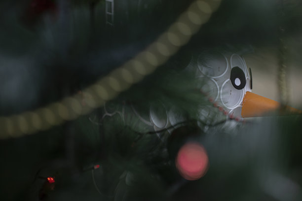 圣诞树上的装饰品图片下载