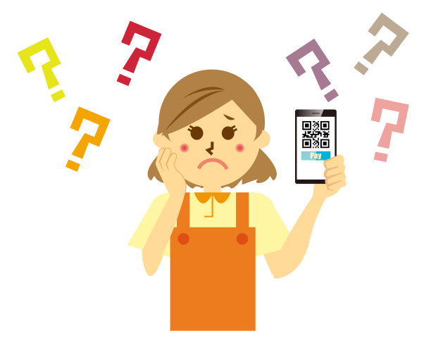 矢量插图的一个女人购物与。电子支付，智能手机，人图片下载