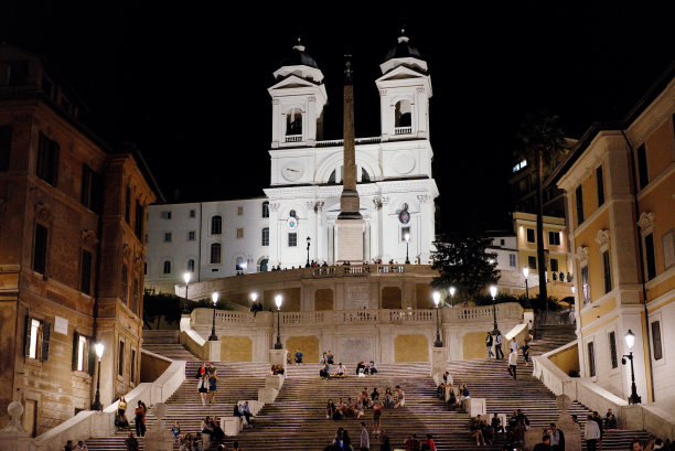 意大利。罗马。西班牙的步骤。图片下载