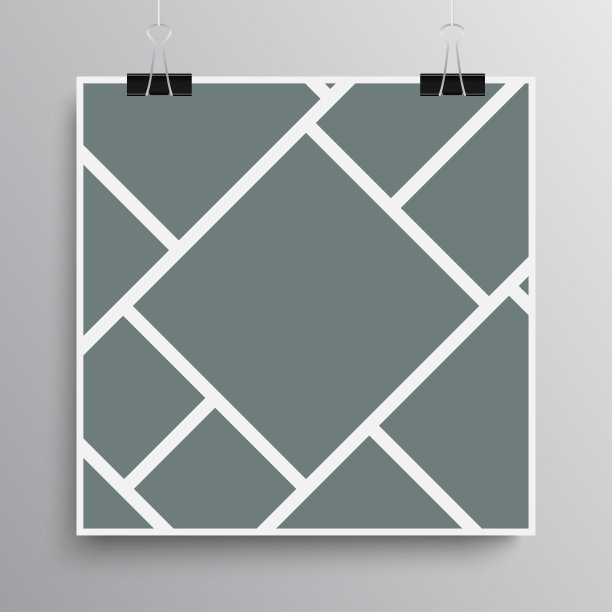 矢量空拼贴板九个图像，照片图片下载