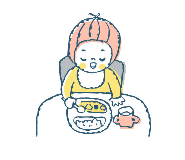 只吃婴儿食品的婴儿图片下载
