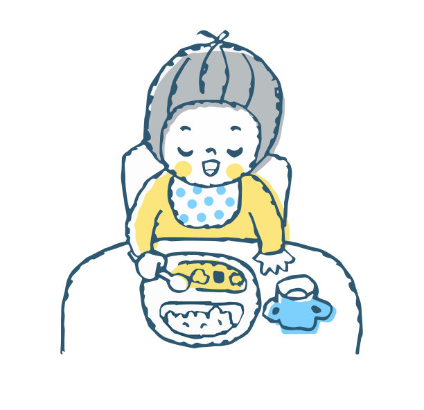 只吃婴儿食品的婴儿图片下载