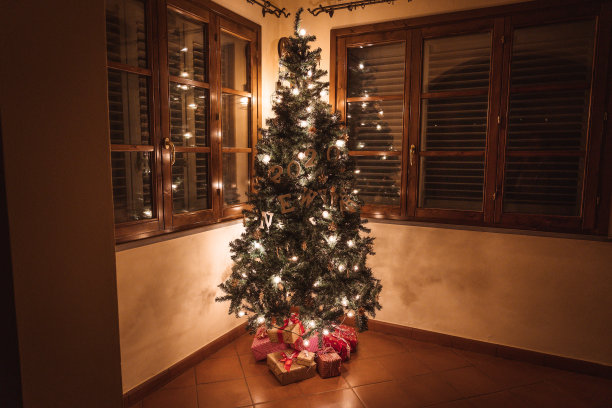 圣诞树家居装饰图片下载