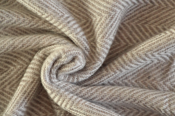 近距离观看天然尼泊尔羊绒织物。图片下载