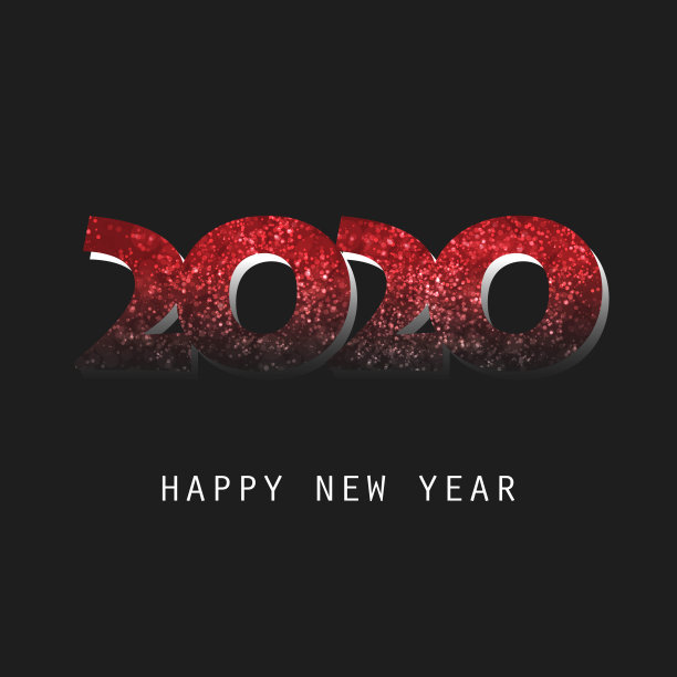 新年贺卡背景- 2020图片下载