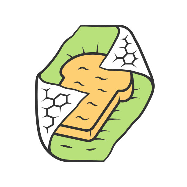 蜂蜡食品包装颜色图标图片下载