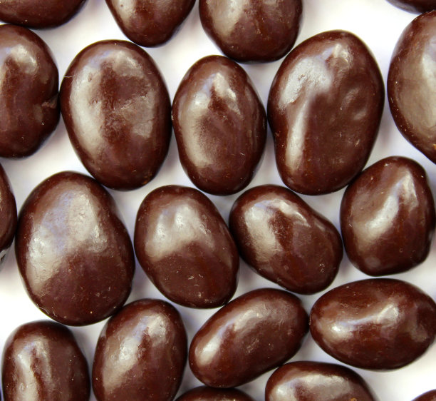黑巧克力糖，葡萄干糖图片下载