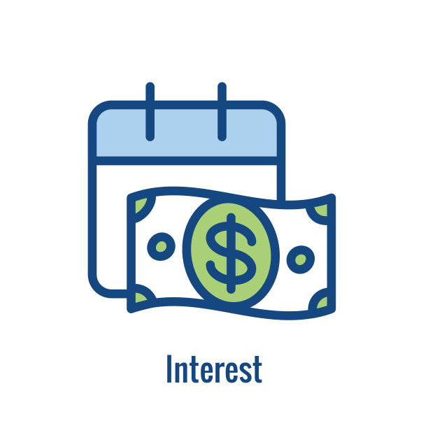 显示金额增加的投资或银行图标图片下载