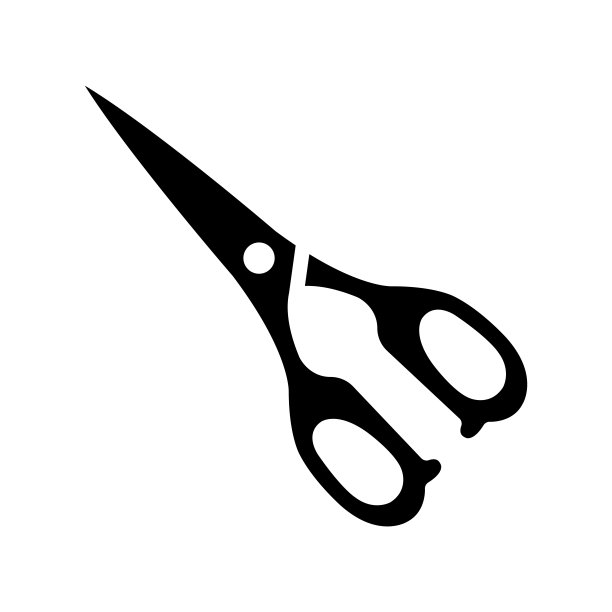 厨房剪刀-剪刀图标矢量设计模板图片下载