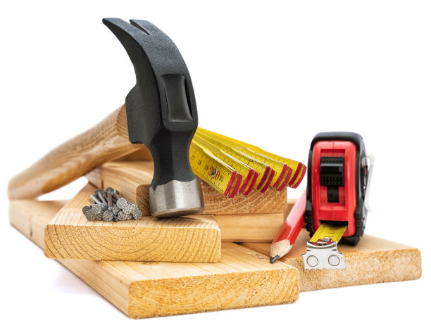 木匠的工具和工作设备。木工。图片下载