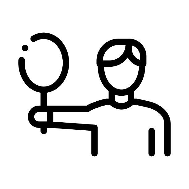 网球运动员男子图标矢量轮廓插图图片下载