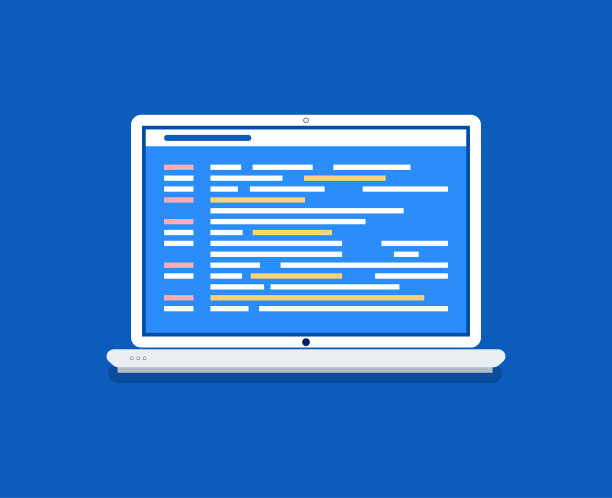 笔记本电脑，程序代码，计算机程序创建图片下载