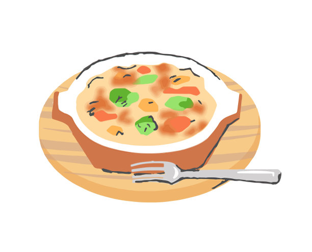 烤面包片和叉子在船上图片下载