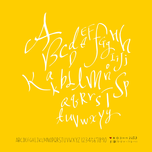 字母说明图片下载