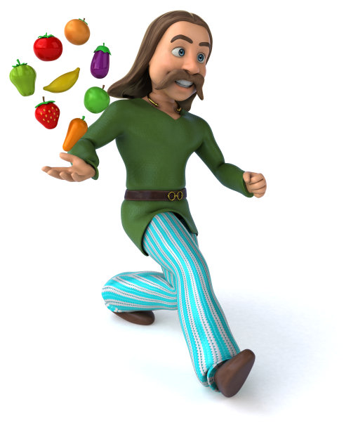 有趣的高卢- 3D插图图片下载