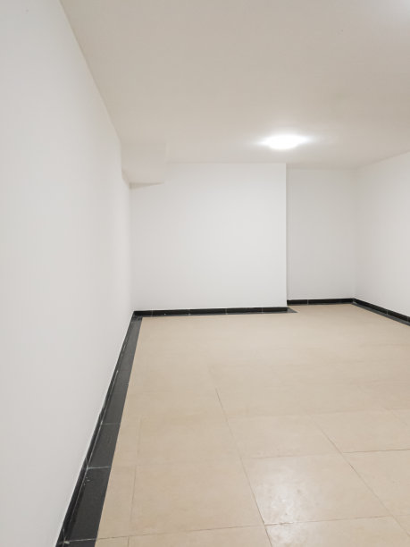 混凝土地板和空墙背景的现代住宅图片下载