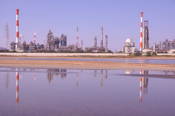 工业区滨江景观图片下载