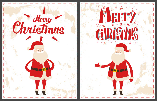 圣诞老人指着什么，圣诞快乐图片下载