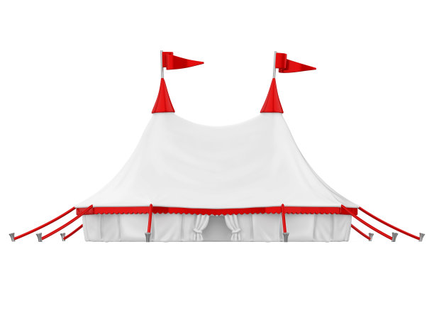 马戏团帐篷孤立图片下载