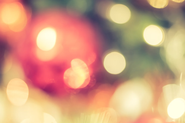 模糊抽象背景快乐圣诞派对庆祝圣诞树夜灯散图片下载