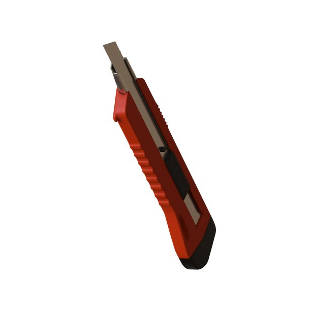 红纸刀孤立在白色背景上。高分辨率高质量的3D渲染。它可以放大，用作背景或纹理。图片下载