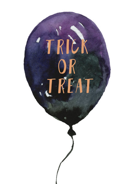 万圣节的水彩明信片，五彩缤纷，季节，吓人，夜晚，插图，卡片，设计，横幅图片下载