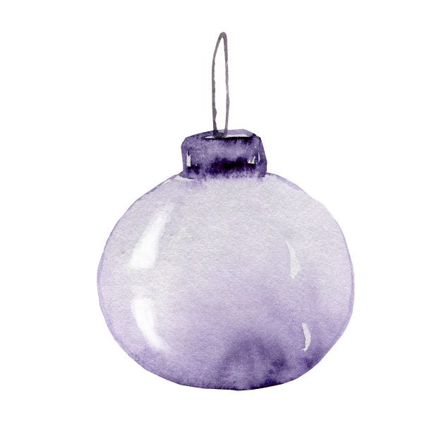 圣诞球的装饰图标设置传统，季节性图片下载