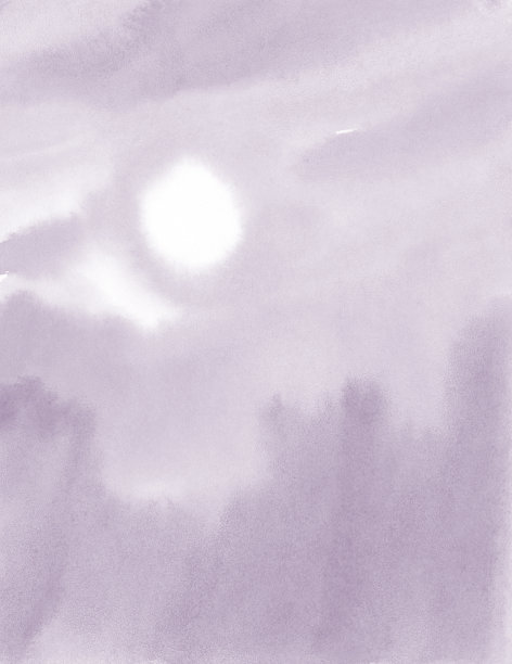 以魔幻森林、景观剪影和薄雾为艺术设计元素。素材图片