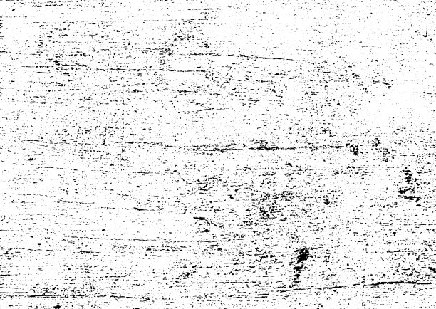 黑白垃圾城市纹理向量与复制空间。抽象的插图表面灰尘和粗糙的墙壁背景与空模板。遇险或污垢和伤害效果概念-向量图片下载
