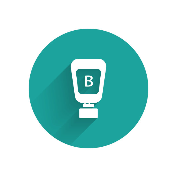 白色酱瓶图标孤立与长影子。番茄酱、芥末酱和蛋黄酱瓶子和快餐酱。绿色圆圈按钮。矢量图图片下载