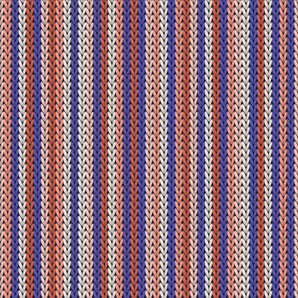 关闭垂直条纹圣诞针织图片下载