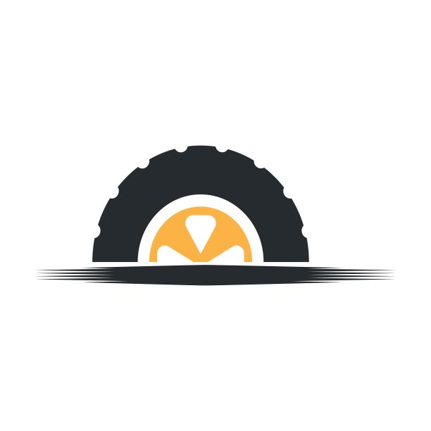 轮胎图标矢量插图设计图片下载