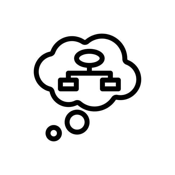 规划矢量图标的模式。孤立轮廓符号插图图片下载