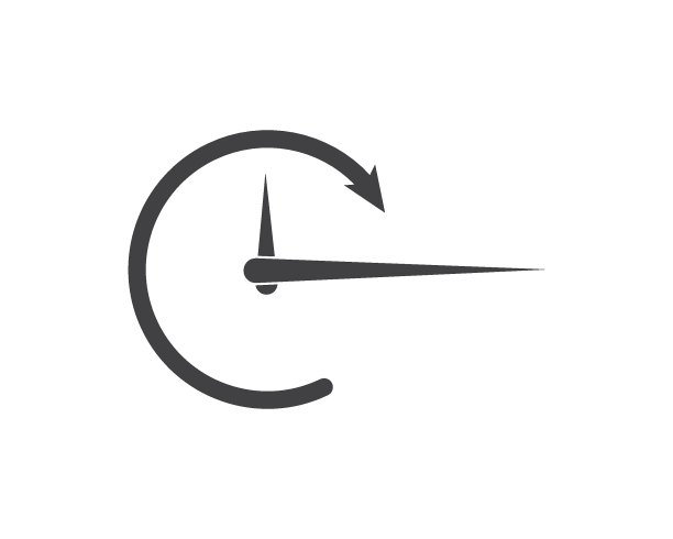 时钟时间logo图标插图设计矢量图片下载
