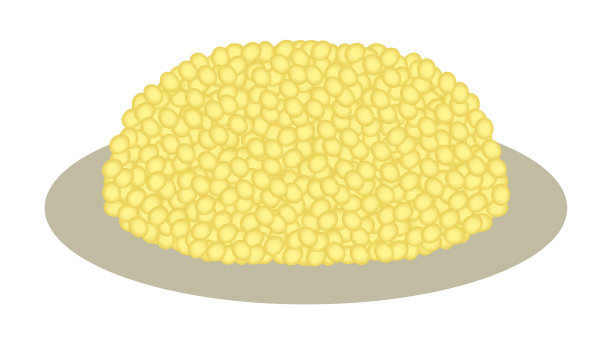 蒸粗麦粉素材图片